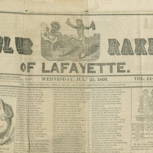 Club Rake of Lafayette, Student Publication, 1860