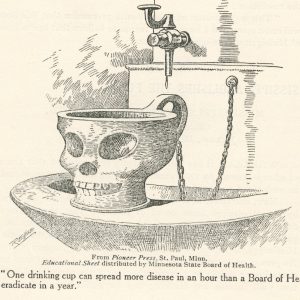 Cup-Campaigner, December, 1909 (featuring skull as drinking cup)