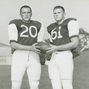 Walt Doleschal and Pete Lehr, Co-Captains, 1961